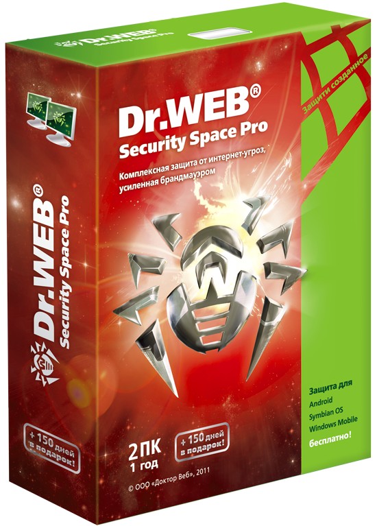 Купить Dr.Web Security Space 1 год 1 устройство (+1 Android) в VipKeys
