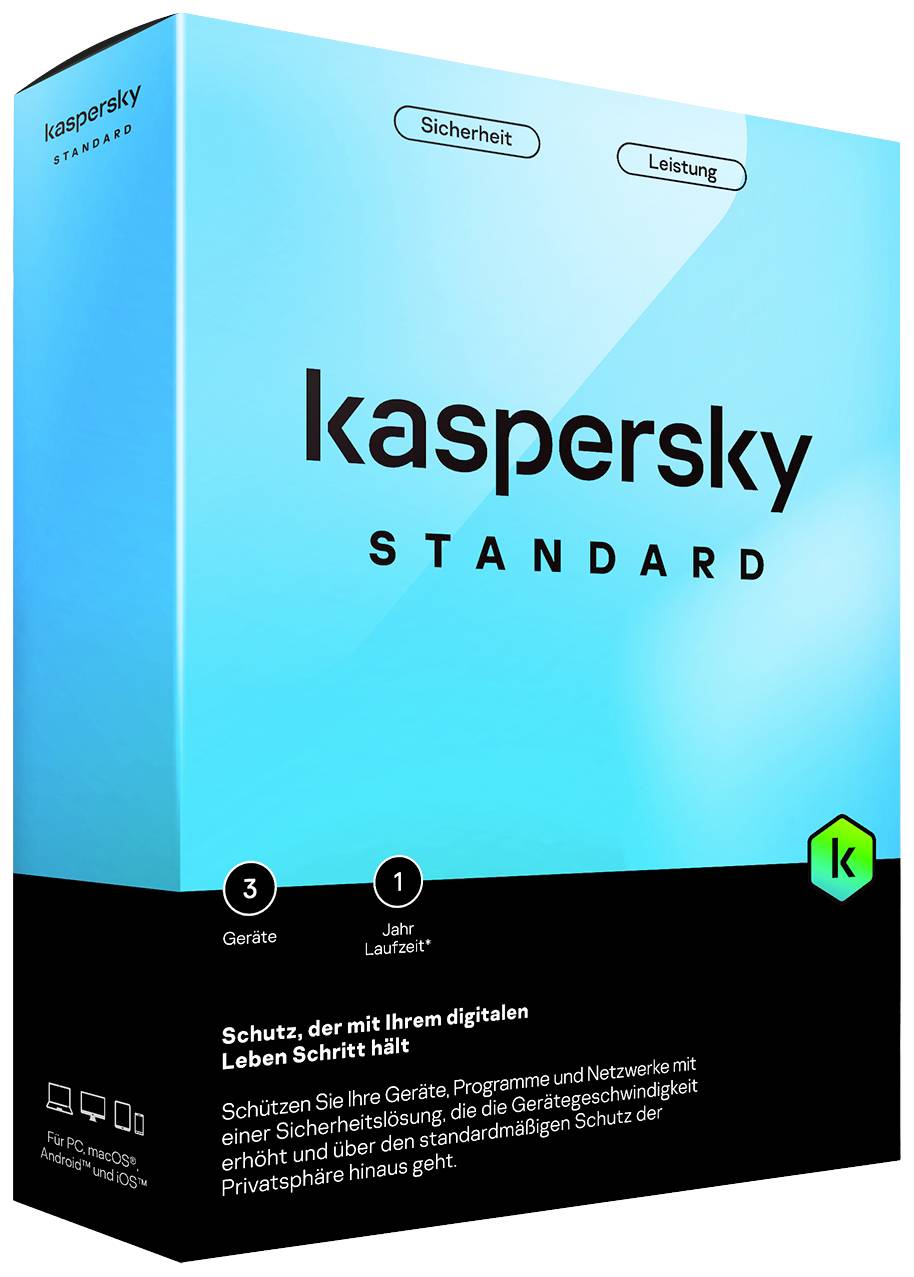 Купить Kaspersky Standard 1 год 3 устройства в VipKeys