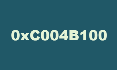 Ошибка 0xC004B100 при активации Windows